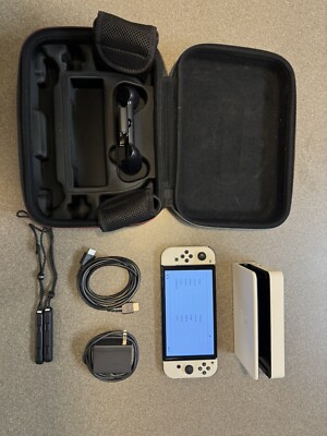 Nintendo Switch Oled W/ Micro SD And Case