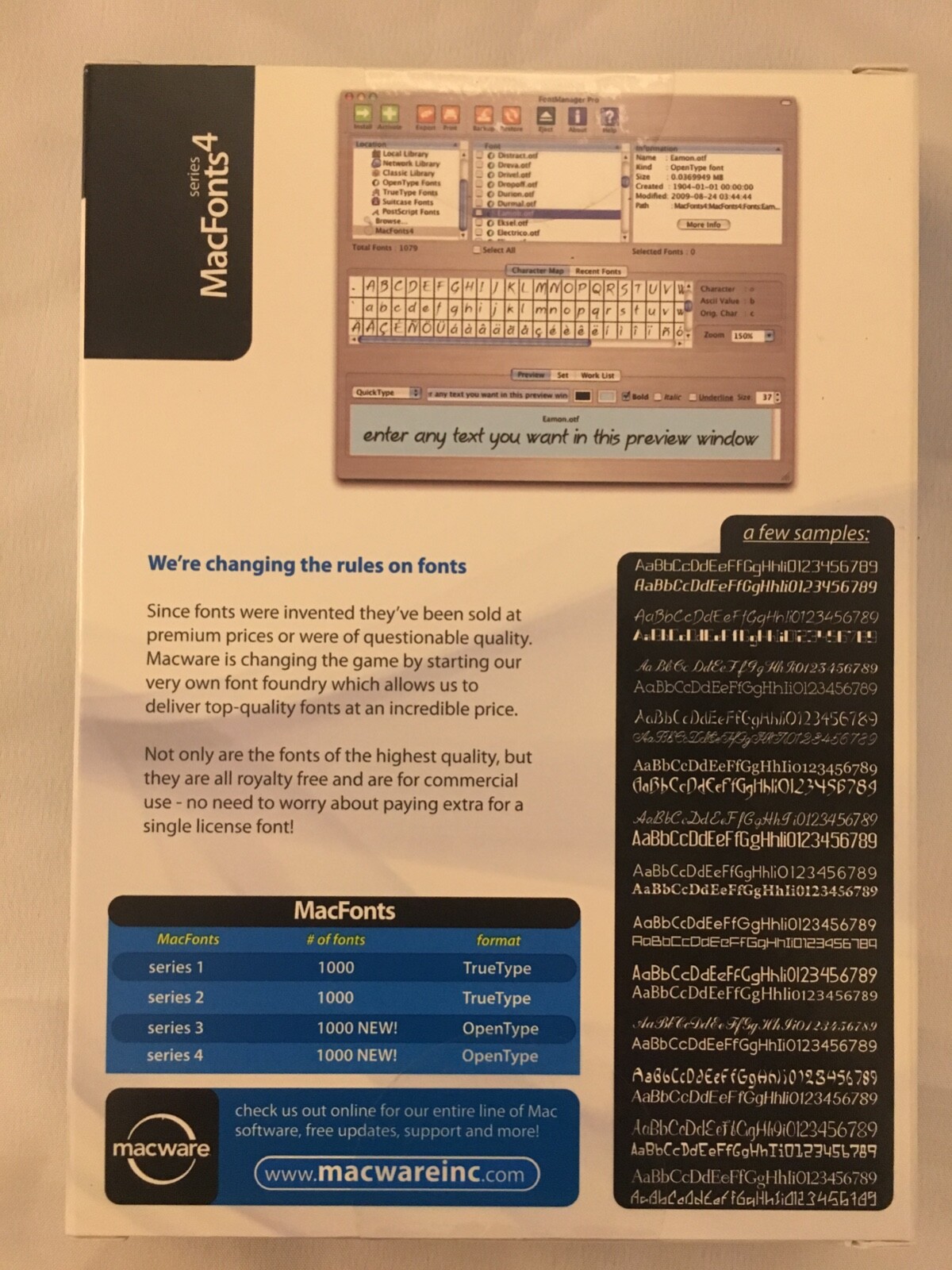 MacFonts Series 4 by Macware