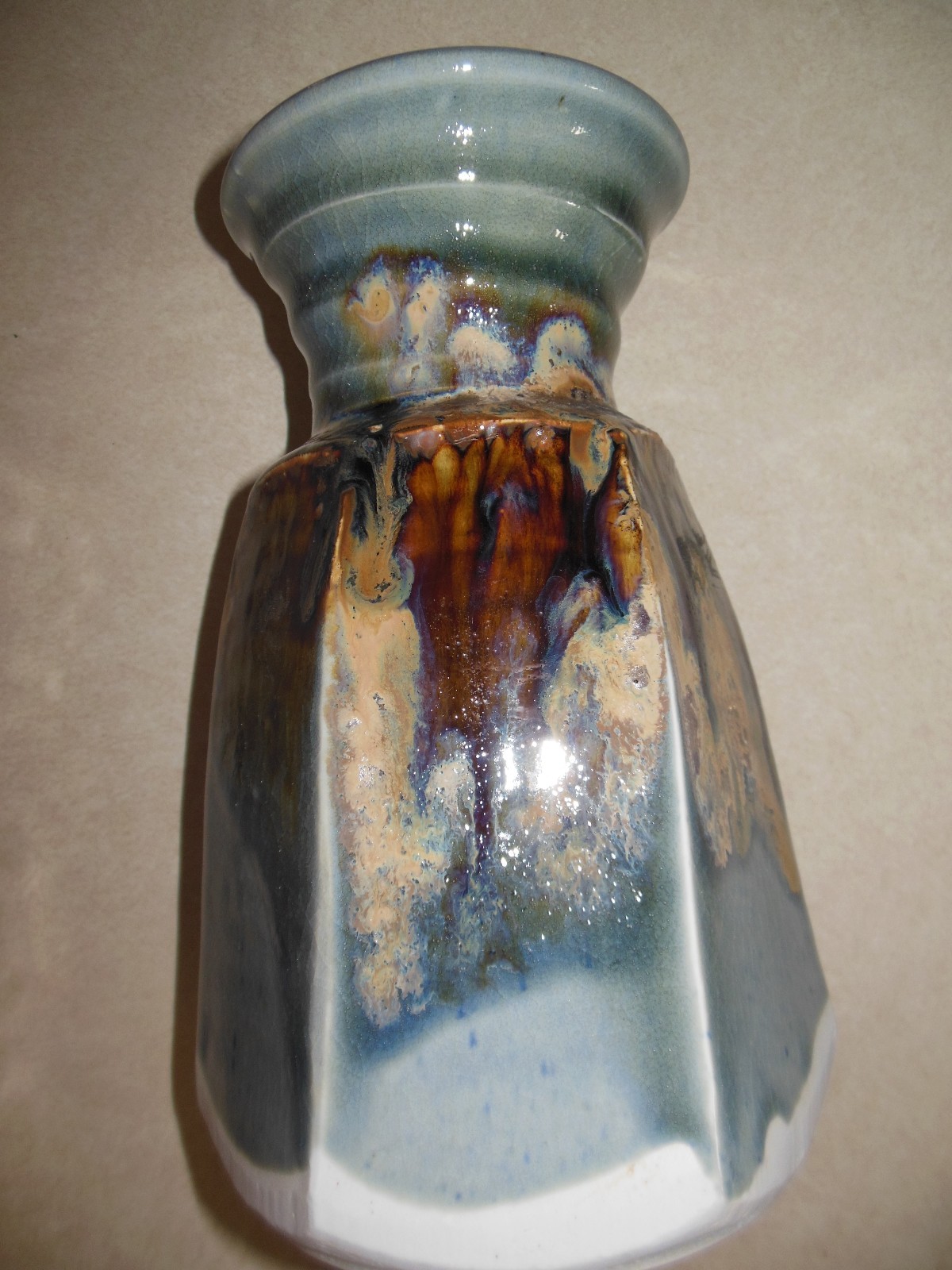 Mayhew Vase USA Multi Earth Tone