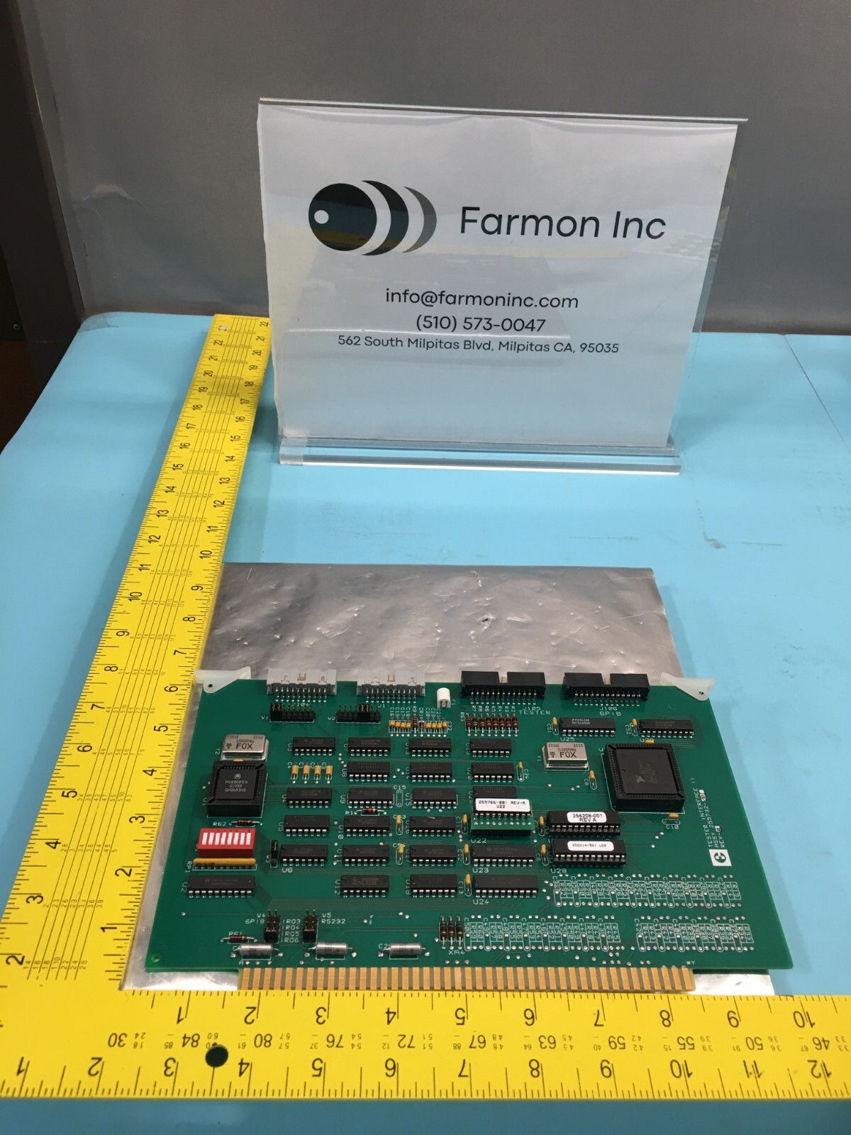 ELECTROGLAS 255732-001 PCB TESTER INTERFACE II BOARD, 132918