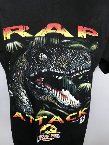 Jurassic Park Shirt 1993 NEW Fallen Kingdom  Raptor L Large World 2 Chris Pratt