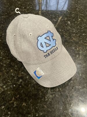 Ball Cap Hat North Carolina Tar Heels Gray Logo  NC Logo. Tuck Strap