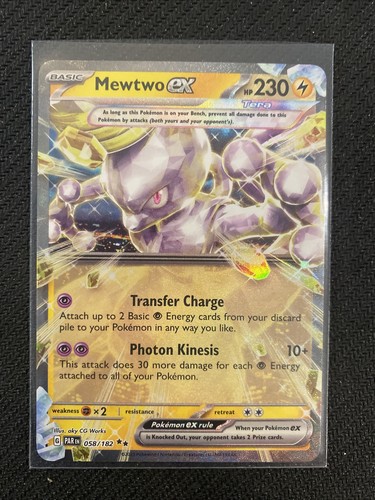 Pokemon - Mewtwo ex 058/182 - Paradox Rift - Double Rare | eBay