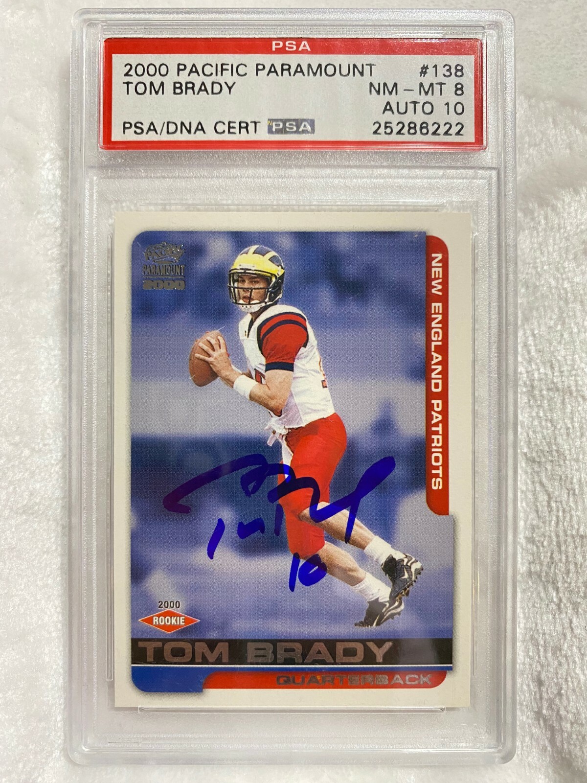 その他 2000 PARAMOUNT #138 TOM BRADY Tom Brady Rookie Card Pacific Paramount 2000 #138 | eBay