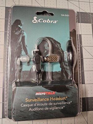 Cobra MicroTalk Surveillance Headset GA-SV01