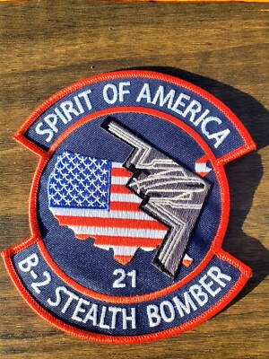  B2 STEALTH BOMBER patches iron on
