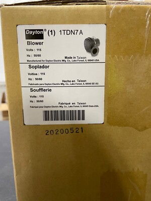 DAYTON 1TDN7A Blower 115 volts New/OB