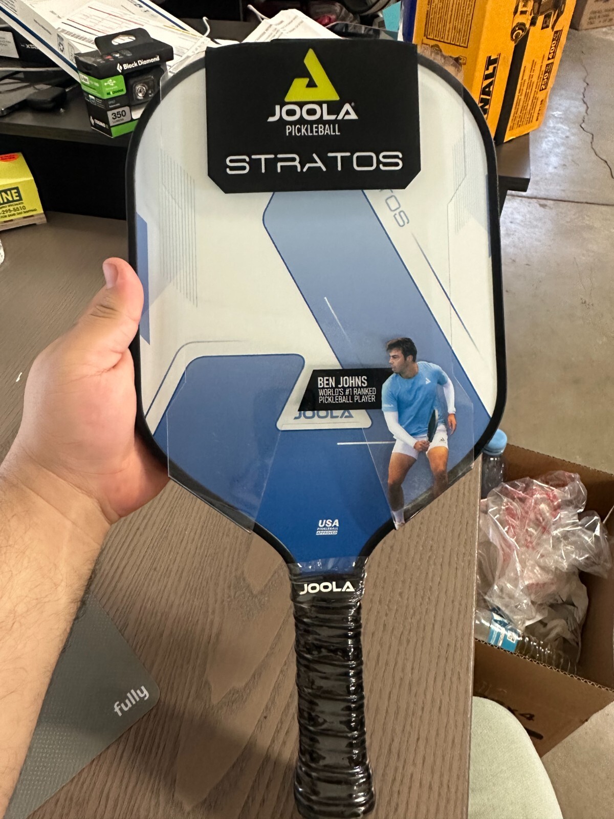 ⭐️WHITE JOOLA JOOLA Ben Johns Hyperion Pro IV 16mm Pickleball Paddle