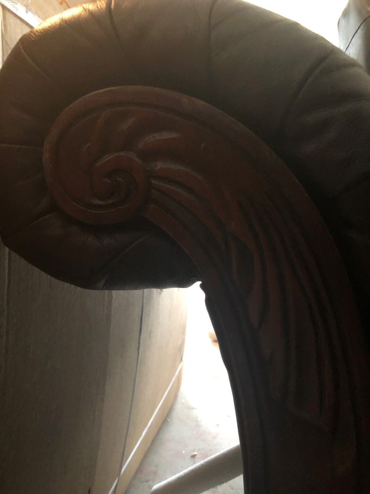 Leather Sofa, Loveseat and Ottoman