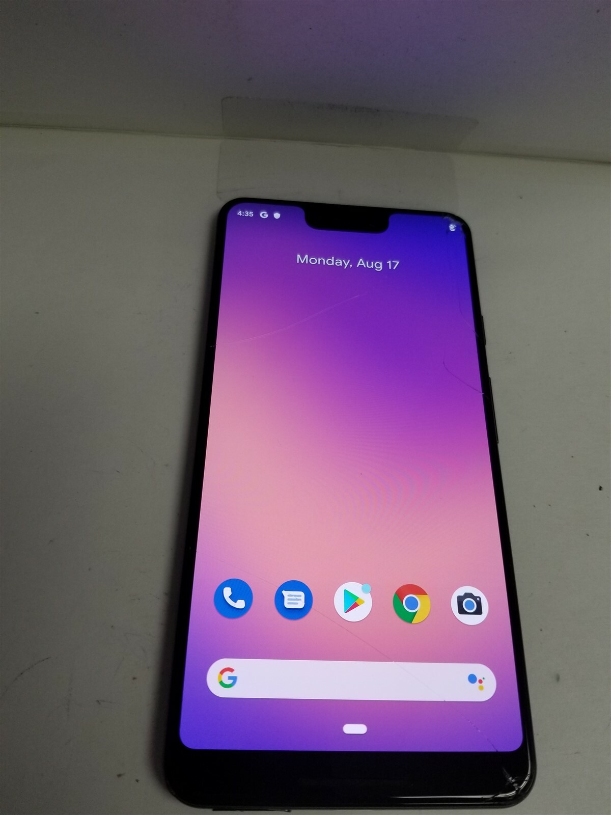 Google Pixel 3XL 128GB Black G013C (Unlocked) Damaged See Details