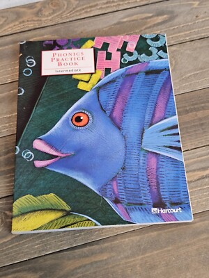 Harcourt Phonics Practice Book Paperback - Intermediate - Homeschool Language