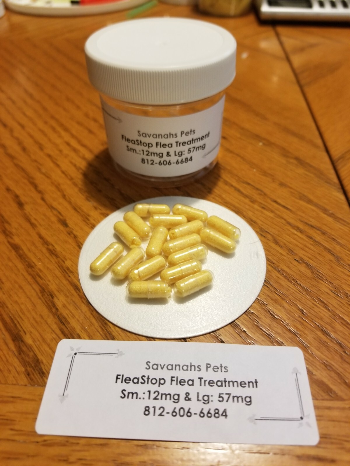 Savanah's Pets brand FleaStop (generic Capstar) for dogs and cats 1.00 per dose