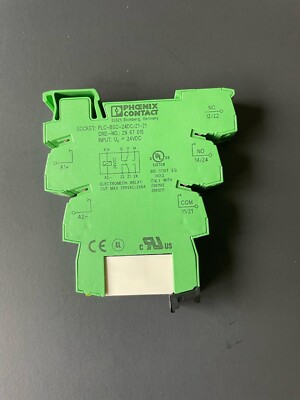 Phoenix Contact 2967060, RSC-24DC/21-21,PLC-Interface,24V,250VSwitch,6A,DINmount