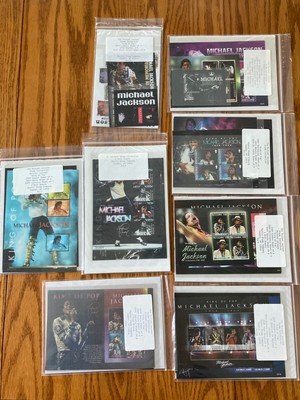 Collector Stamps (Michael Jackson, Obama, Diana, Elvis, JFK Jr., Disney