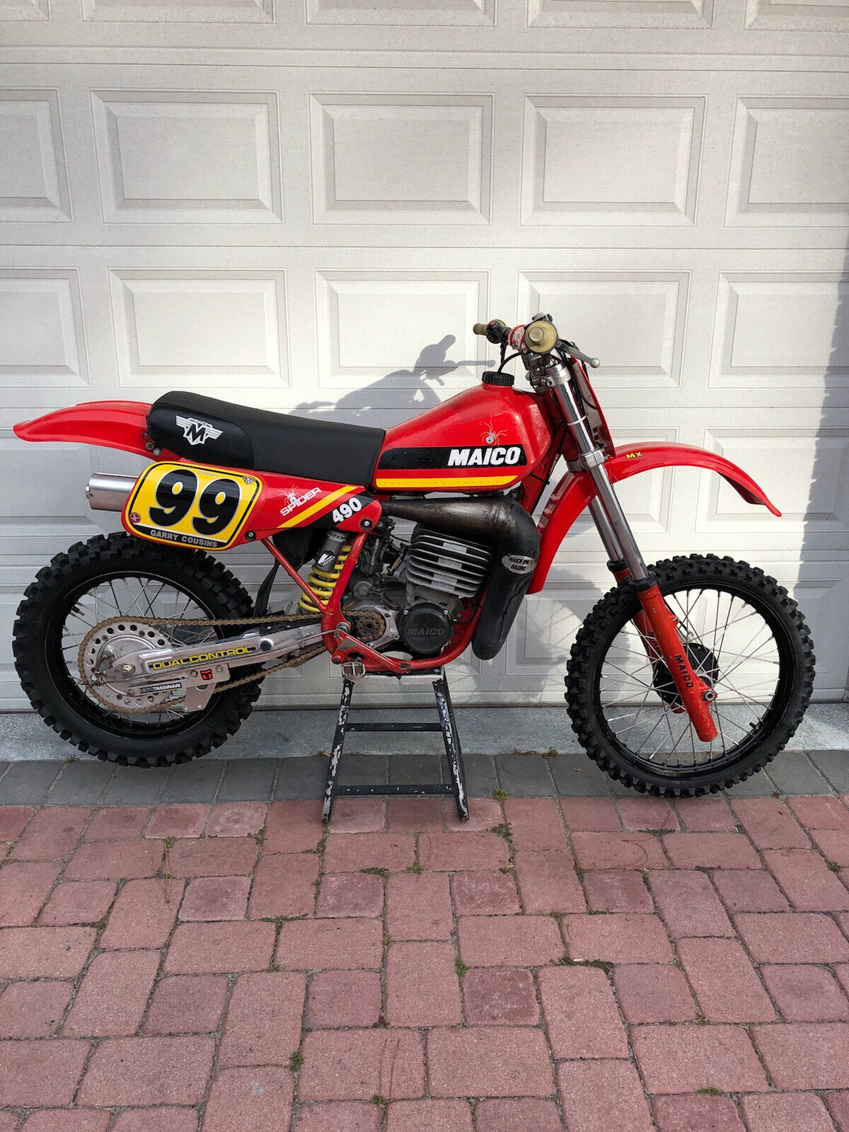 1983 MAICO 490 Sand Spider Noleen Shock Spring 625 AHRMA Vintage Motocross | eBay 1983 MAICO 490 Sand Spider Noleen Shock Spring 625 AHRMA Vintage Motocross | eBay