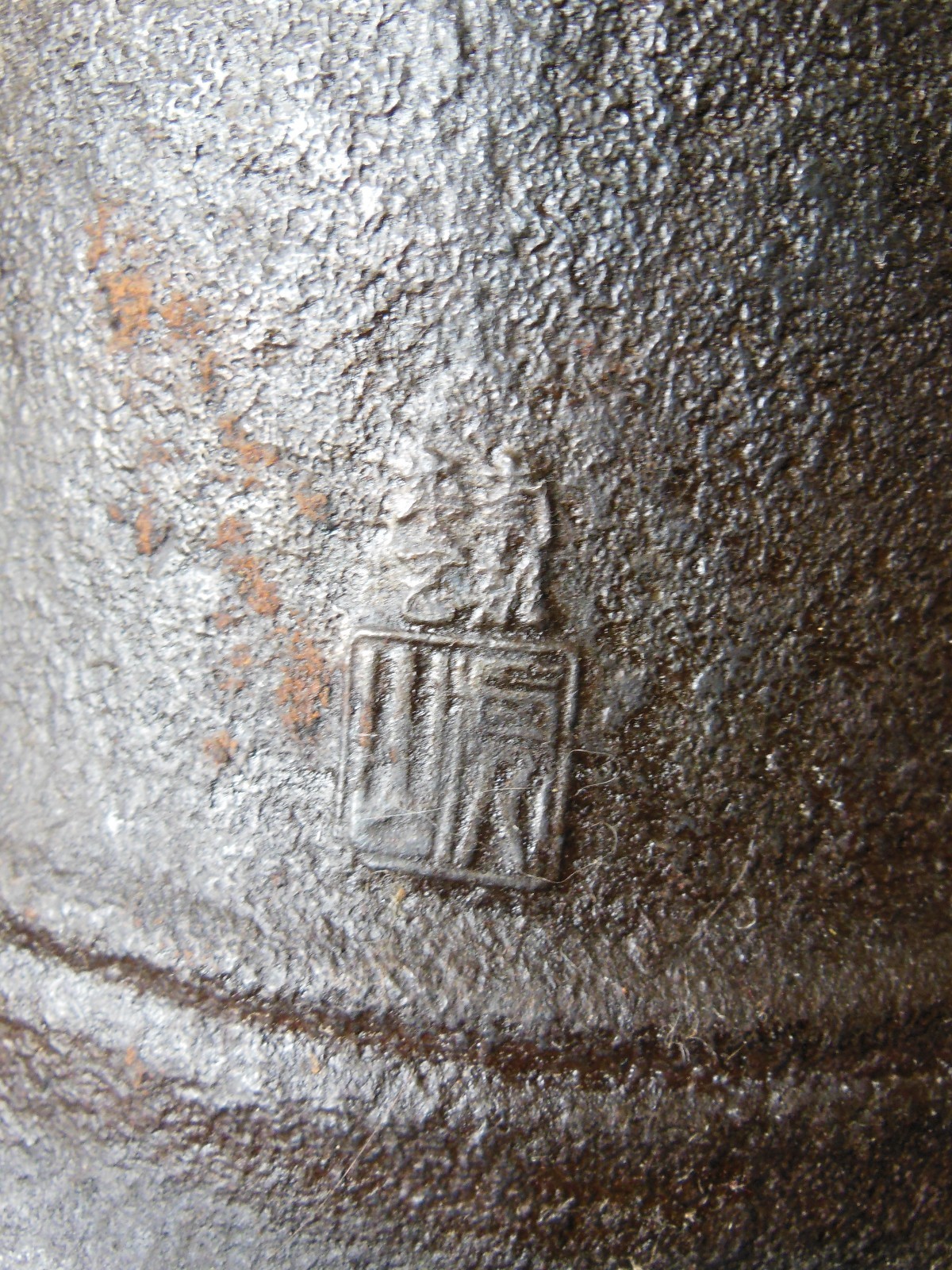 Vtg Large Japanese Signed Tetsubin*Cast Iron*Teapot*Bamboo Leaf*Pine Cone Finial