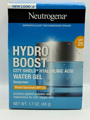 Neutrogena Hydro Boost Shield Water Gel Sunscreen - SPF 25 Exp 05/26 Box Damaged
