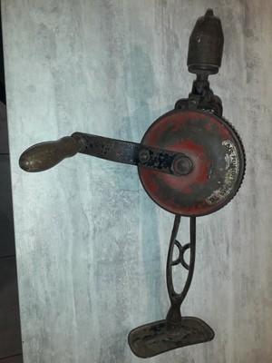 Perceuse électrique Ancienne PEUGEOT Type PC1 - Vintage, Outil De Collection