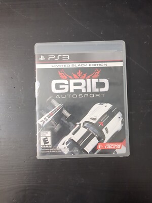 GRID Autosport -- Limited Black Edition (Sony PlayStation 3, 2014) Complete 