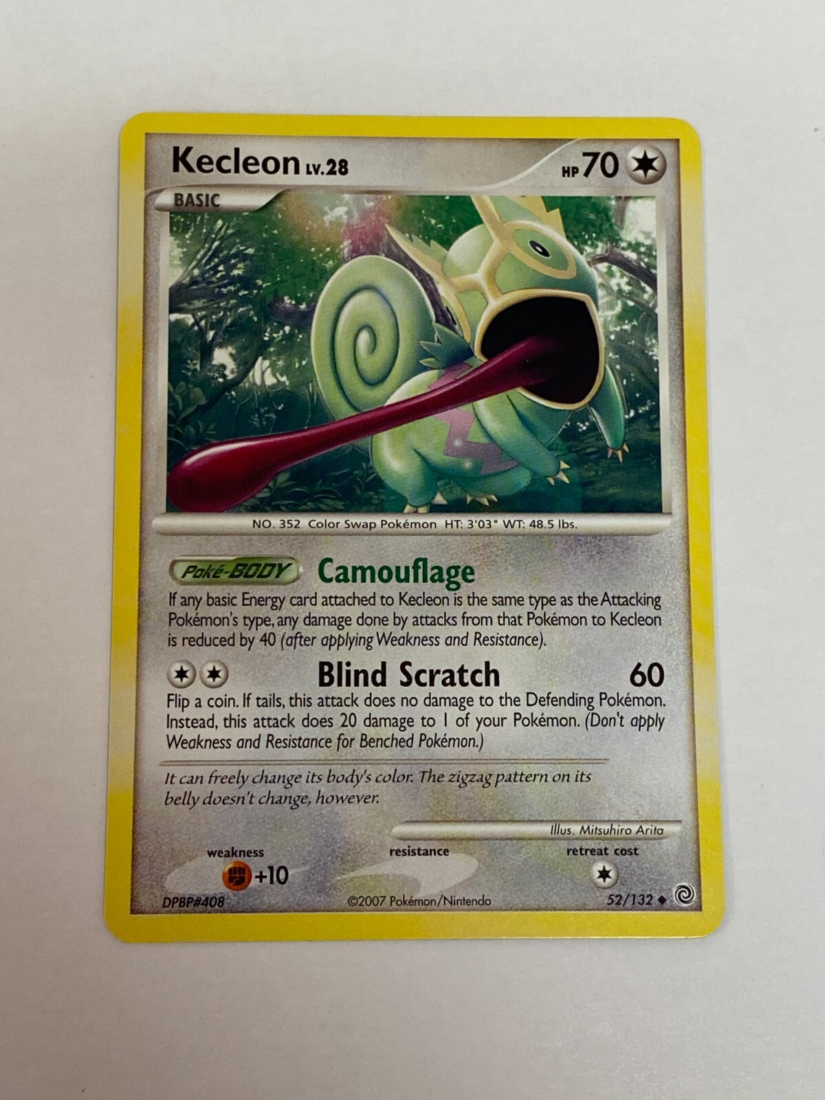 Kecleon 52/132 Pokemon Secret Wonders Non Holo NM/MINT 2007