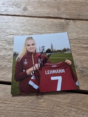 ALISHA LEHMANN signed Foto ca.13x13 Autogramm (4600) COA
