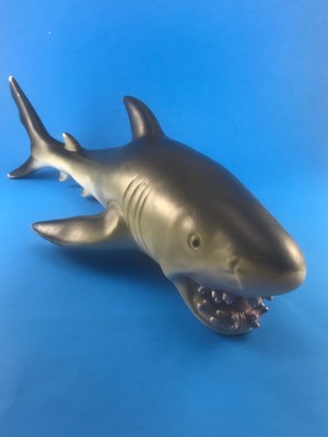 large rubber shark toy