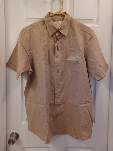 Cubavera ボタンダウンシャツ Lサイズ　ハードロックカフェ　タンパ Cubavera Men's Big & Tall Classic-Fit L-Shape Embroidered