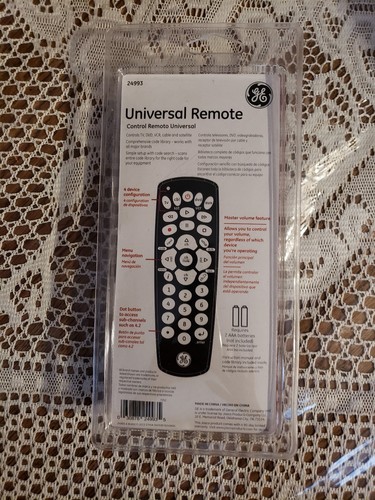 4 Device Remote Control GE 24993 Universal - Nip