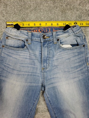 URBAN PIPELINE MAX FLEX BOYS SIZE 14 STRAIGHT JEANS ADJUSTABLE WAIST 307