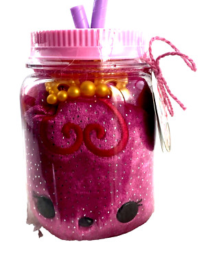 Num Noms Queen Raz Bear Raspberry Scented Gold Crown  Plush in Jar