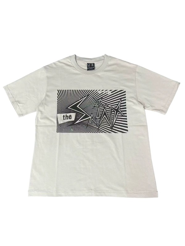 SAINT Mxxxxxx SS T-SHIRT/THE SAINT / WHT Men's Cotton Round Neck White TEes
