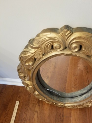 Antique/Vintage Stunning Mirror w/ crack26inches in height