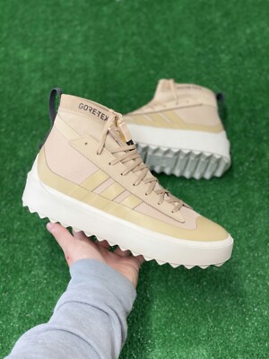 adidas znsored high gtx gore tex waterproof sneakers beige size 85 new ie9407 196262272355