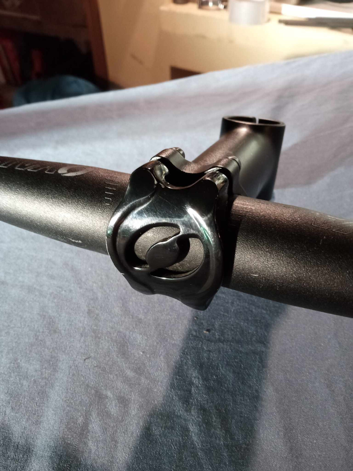 Oval Bicycle Handlebars and Goose Neck from a Fuji Police Special 28" wide