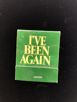 Vintage Matchbook Bennigan's Tavern - I've Been Again - Full Unstruck