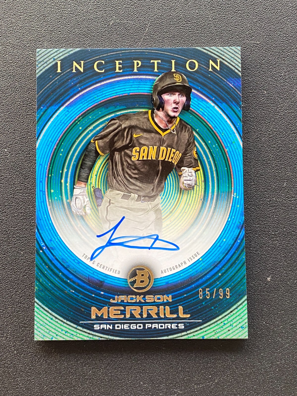 Jackson Merrill 2022 Bowman Inception On Card Auto Autograph