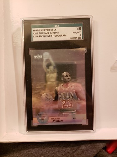 1992-93 Upper Deck Michael Jordan Award Winning Hologram SGC