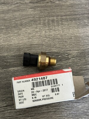 4921487 Oil Pressure Sensor For Cummins N14 M11 ISX L10 / 2500 3500 5.9L OEM 
