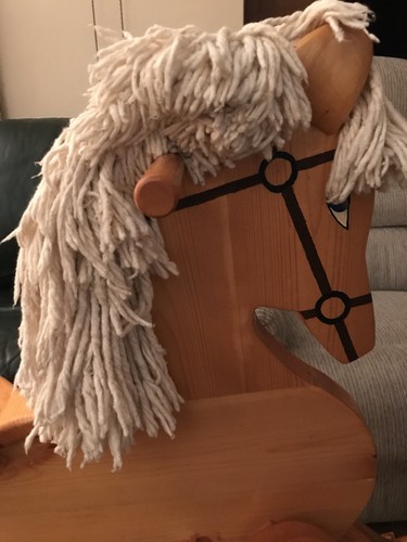 Large Handcrafted Wood Rocking Horse Good Quality Kids Toy 59