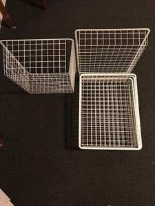 Wire Baskets 5x For Bunnings Flexi Storage Runners 15 Other