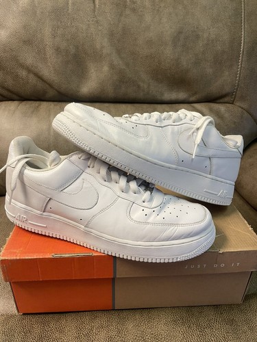 Nike Air Force 1 One Low White SIZE 10.5 Pre Owned 2004