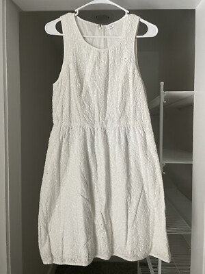 Women s Crown And Ivy Size 6 Cream White Dress