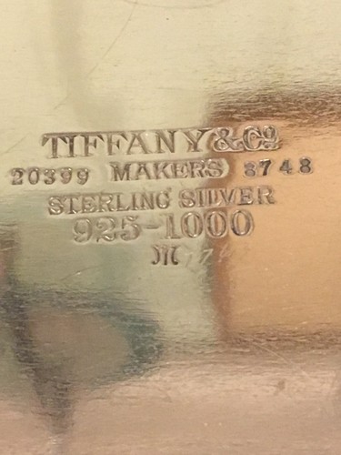 Tiffany & Co Large Sterling Silver Tea/Coffee Serving Tray ????Antique??