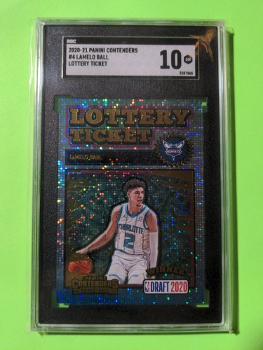 2020 Contenders Lamelo Ball RC SGC 10 Lottery Ticket #4