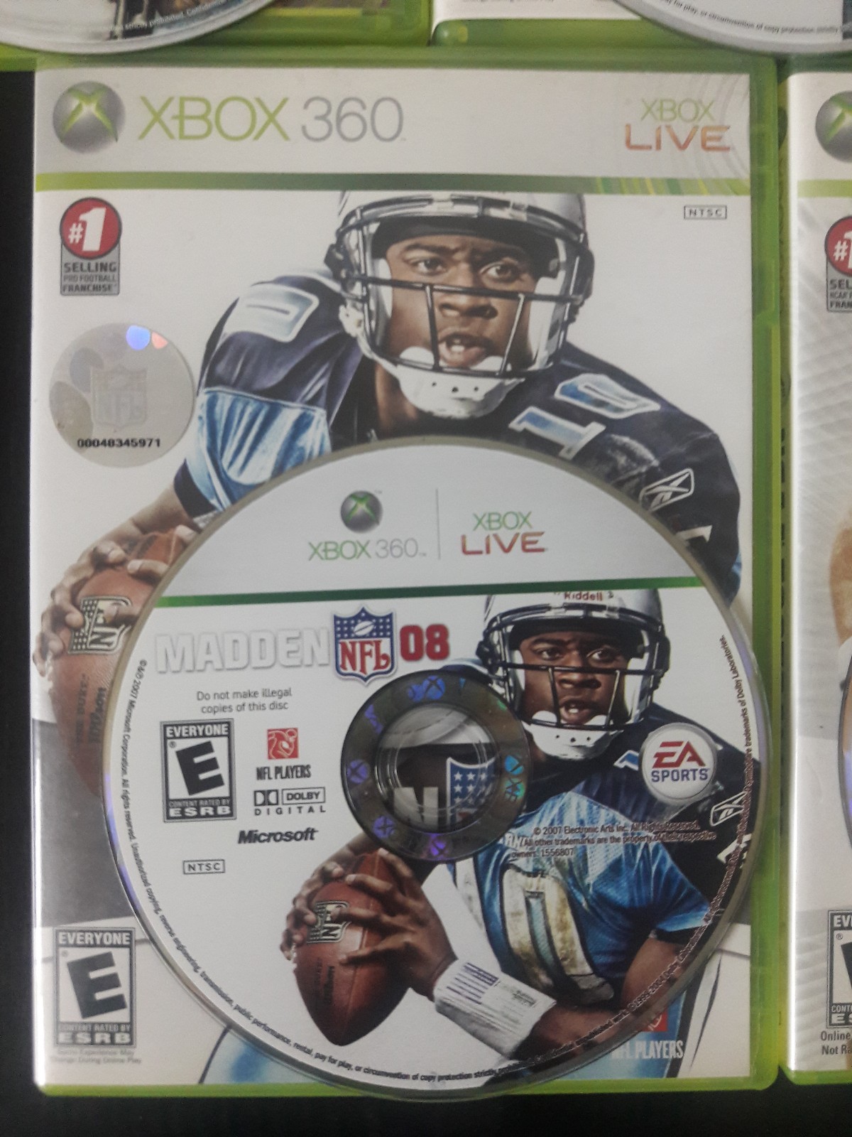 Lot Of 5 XBOX 360 Games Including Ghost Recon Tiger Woods NHL Madden NFL NCAA