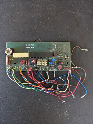 Original Studer 1.167.749 Attenuator PCB for Studer B67 / A80RC