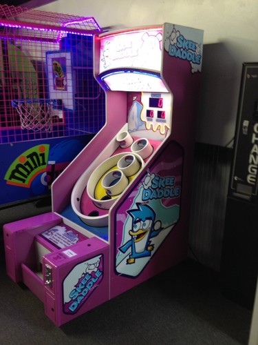 SkeeDaddle little kids skeeball made by skee ball MFG Redemption