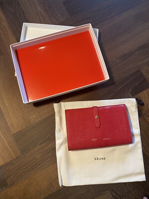 CELINE Neue Brieftasche aus Eidechseleder