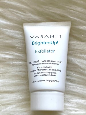Vasanti Brighten Up! Exfoliator Enzymatic Face Rejuvenator  0.71 oz Travel Size