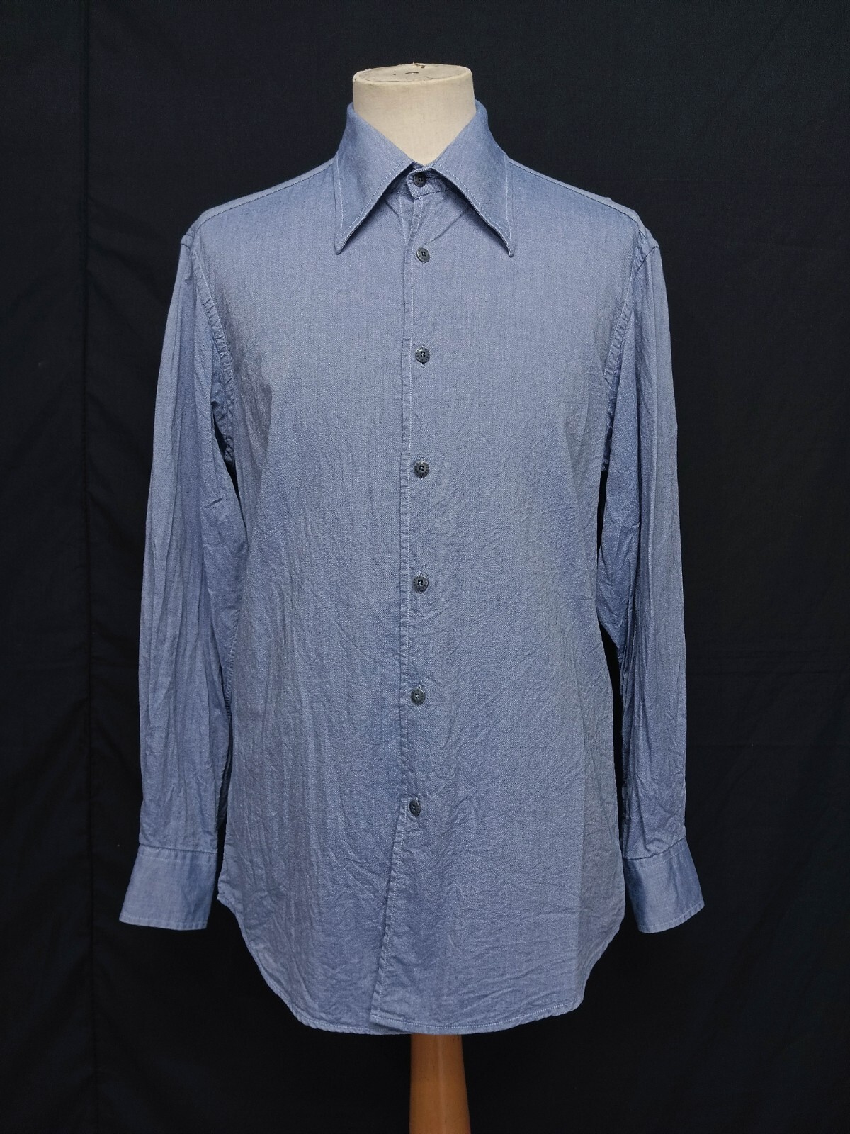 トップス \"Ms. SERO\" used India madras shirt Ms. SERO